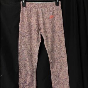Nike Kids Pink Patterned Leggings - XL